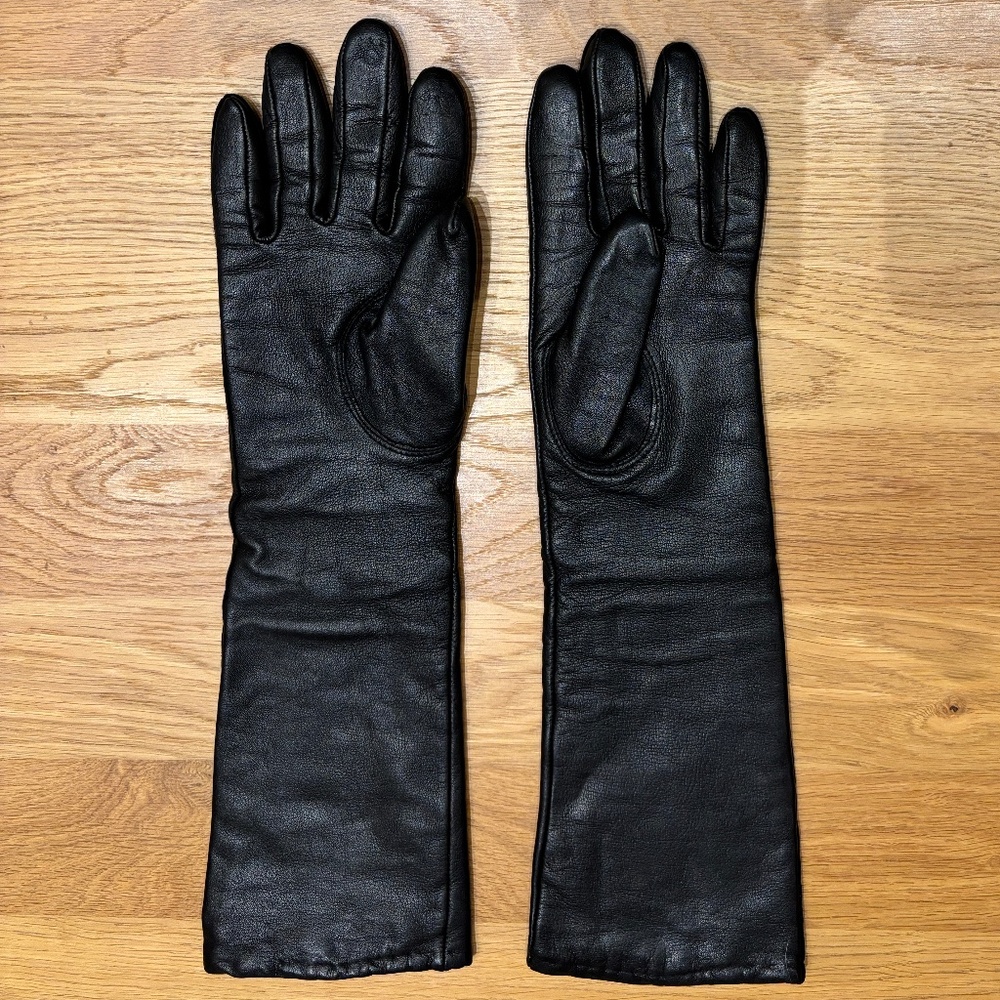 Cashmere & Wool Lined Leather Winter Gloves - Club Monaco